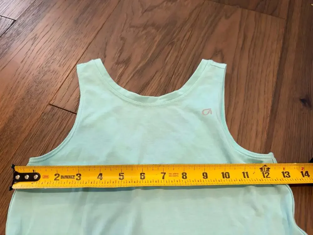 GapFit Kids Mint Green Active Tank Top Size 6-7
